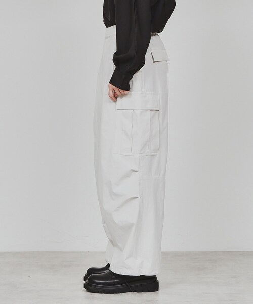 tk.TAKEO KIKUCHI(ティーケータケオキクチ)の「【機能素材】AMATAストレッチカーゴパンツ(カーゴパンツ・メンズ・ブラック/オフホワイト/カーキ・01/02/03)」の18枚目の写真