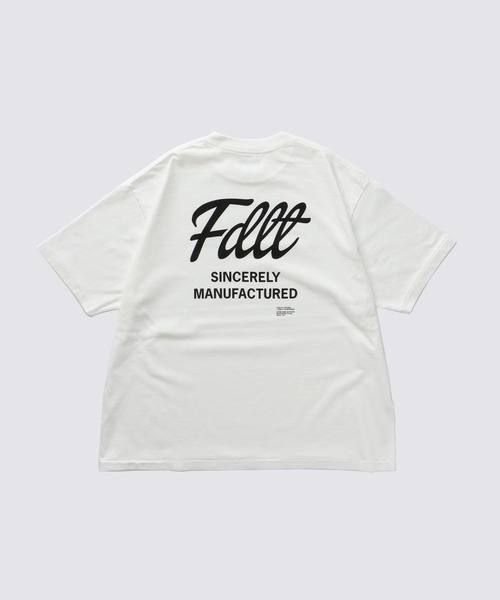 FIDELITY（フィデリティ）の「BACK LOGO TUBE TEE / 半袖バックロゴTシャツ（Tシャツ/カットソー・メンズ・ネイビー/オレンジ/レッド/ホワイト/ブラック・LARGE/MEDIUM）」の2枚目の写真