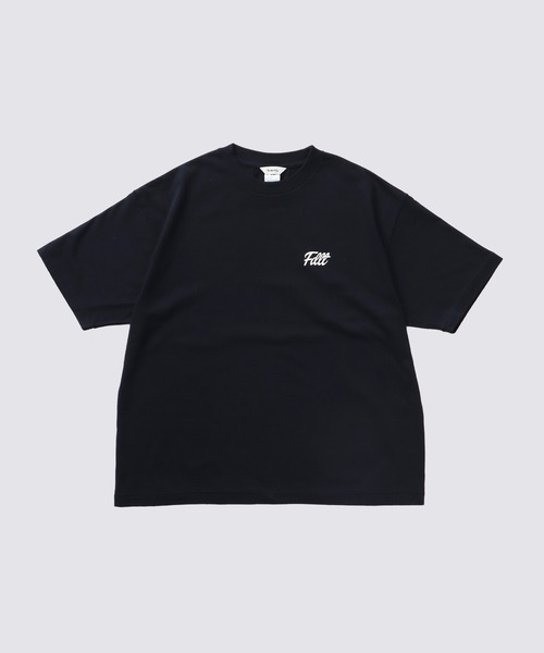 FIDELITY（フィデリティ）の「BACK LOGO TUBE TEE / 半袖バックロゴTシャツ（Tシャツ/カットソー・メンズ・ネイビー/オレンジ/レッド/ホワイト/ブラック・LARGE/MEDIUM）」の9枚目の写真