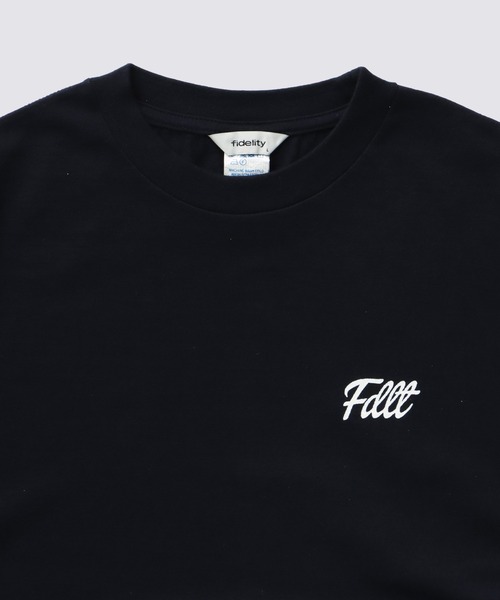FIDELITY（フィデリティ）の「BACK LOGO TUBE TEE / 半袖バックロゴTシャツ（Tシャツ/カットソー・メンズ・ネイビー/オレンジ/レッド/ホワイト/ブラック・LARGE/MEDIUM）」の10枚目の写真