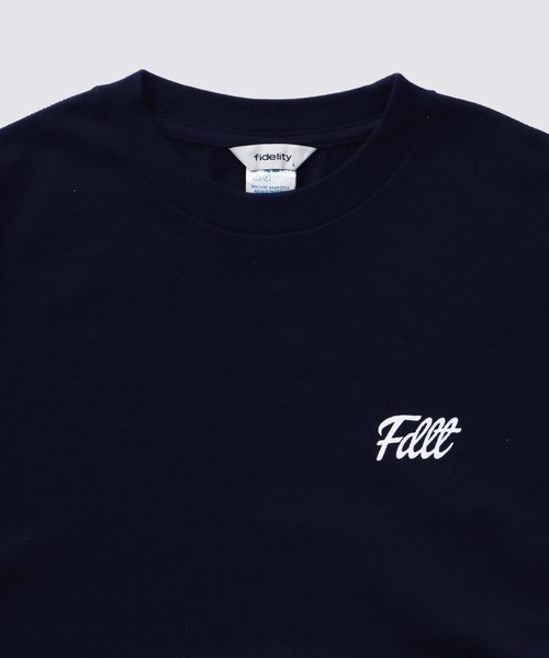 FIDELITY（フィデリティ）の「BACK LOGO TUBE TEE / 半袖バックロゴTシャツ（Tシャツ/カットソー・メンズ・ネイビー/オレンジ/レッド/ホワイト/ブラック・LARGE/MEDIUM）」の13枚目の写真