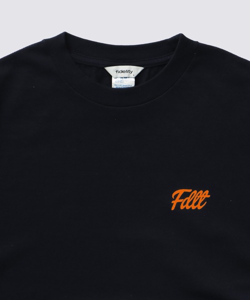 FIDELITY（フィデリティ）の「BACK LOGO TUBE TEE / 半袖バックロゴTシャツ（Tシャツ/カットソー・メンズ・ネイビー/オレンジ/レッド/ホワイト/ブラック・LARGE/MEDIUM）」の16枚目の写真