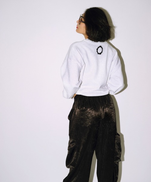 null.(ヌル)の「クラッシュサテンバナナカーゴパンツ(カーゴパンツ・レディース・ブラック/ベージュ・FREE)」の18枚目の写真