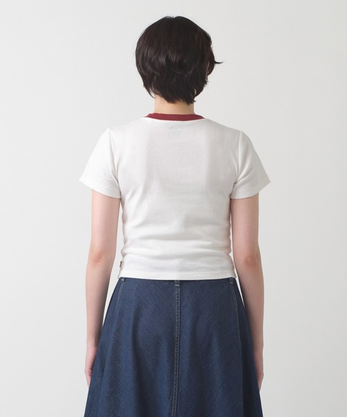Levi's(リーバイス)の「Levi's/リーバイス エッセンシャル SPORTY Tシャツ(Tシャツ/カットソー・レディース・ホワイト・S/M/XS)」の14枚目の写真