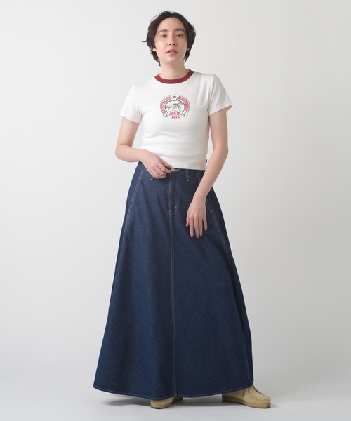 Levi's(リーバイス)の「Levi's/リーバイス エッセンシャル SPORTY Tシャツ(Tシャツ/カットソー・レディース・ホワイト・S/M/XS)」の15枚目の写真