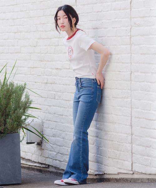 Levi's(リーバイス)の「Levi's/リーバイス エッセンシャル SPORTY Tシャツ(Tシャツ/カットソー・レディース・ホワイト・S/M/XS)」の11枚目の写真