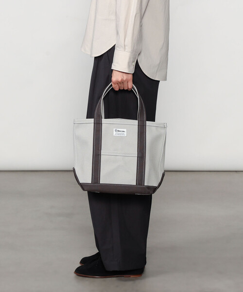 ORCIVAL（オーシバル）の「ORCIVAL | キャンバストートバッグ 小（トートバッグ・レディース・グレー系その他/チャコール/A/オレンジ/D/C/グレー系その他2/ライトグレー/ベージュ系その他/ターコイズブルー/B・-）」の3枚目の写真