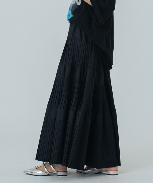 WEB・一部店舗限定】TIERED SKIRT（スカート）｜ROSE BUD（ローズ