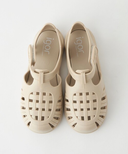 igor(イゴール)の「<igor>TOBBY / キッズ 14cm-18cm(サンダル・キッズ・ライトグレー/ライトピンク・15cm/16cm/17cm/18cm/14cm)」の1枚目の写真