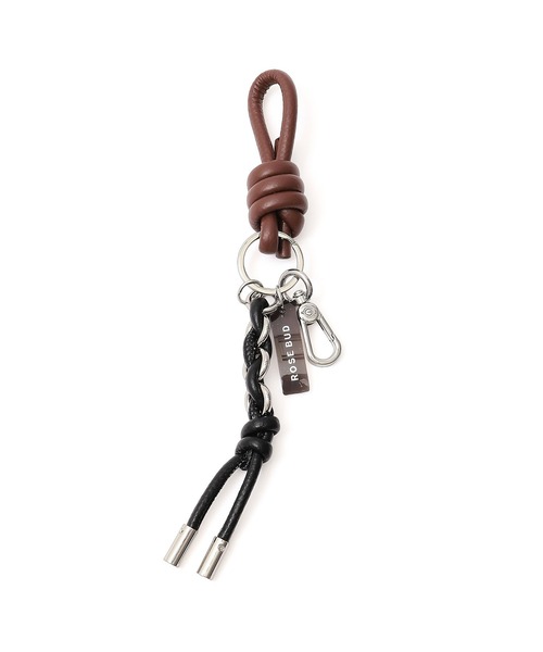 ROSE BUD(ローズバッド)の「KEY CHARM(キーホルダー・レディース・ブラック/ピンク・ONE SIZE)」の2枚目の写真