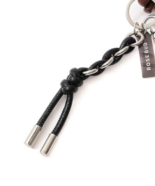 ROSE BUD(ローズバッド)の「KEY CHARM(キーホルダー・レディース・ブラック/ピンク・ONE SIZE)」の4枚目の写真