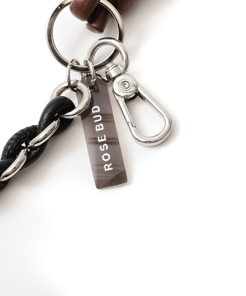 ROSE BUD(ローズバッド)の「KEY CHARM(キーホルダー・レディース・ブラック/ピンク・ONE SIZE)」の5枚目の写真