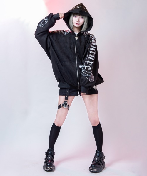 BAND MAID × deathsight ジップアップパーカー Yahoo!オークション - BAND-MAID×deathsight ZIP UPパーカー