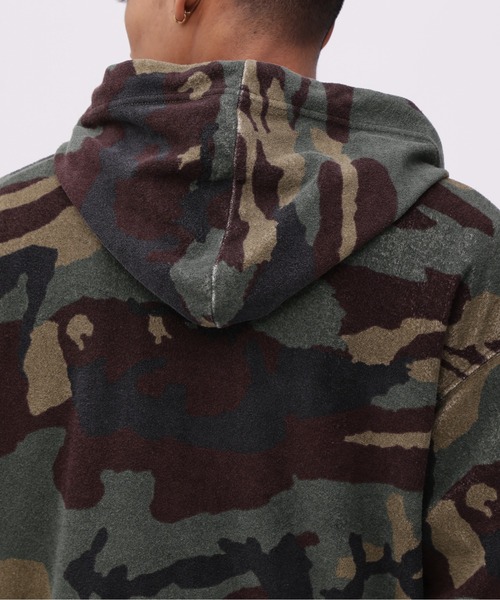 AVIREX（アヴィレックス）の「《直営店限定》PILE CAMO ZIP UP HOODIE