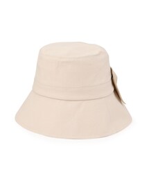 リボン付きバケットハット【UVカット・サイズ調整・ポケッタブル】