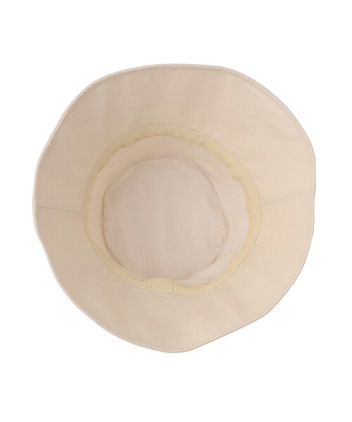 grove（グローブ）の「リボン付きバケットハット【UVカット・サイズ調整・ポケッタブル】（ハット・レディース・ブラック/アイボリー系4/ベージュ系4・00）」の7枚目の写真