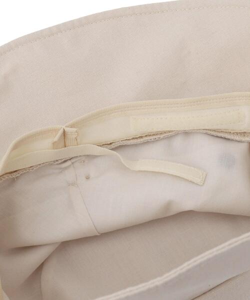 grove（グローブ）の「リボン付きバケットハット【UVカット・サイズ調整・ポケッタブル】（ハット・レディース・ブラック/アイボリー系4/ベージュ系4・00）」の8枚目の写真