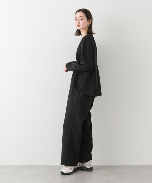 SENSE OF PLACE by URBAN RESEARCH（センスオブプレイスバイアーバンリサーチ）の「ウエストタックジャケットセットアップ（ワンピース・レディース・ブラック/グレー/ベージュ・MEDIUM/SMALL）」の8枚目の写真