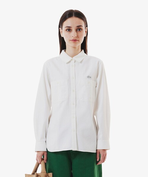 ダブルポケットデニムシャツ（シャツ/ブラウス）｜LACOSTE