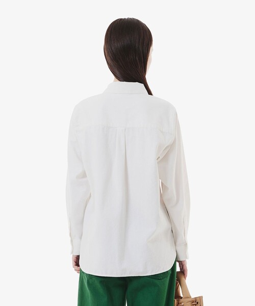 LACOSTE(ラコステ)の「ダブルポケットデニムシャツ(シャツ/ブラウス・レディース・ホワイト/ブルー・36/34/40/38)」の13枚目の写真
