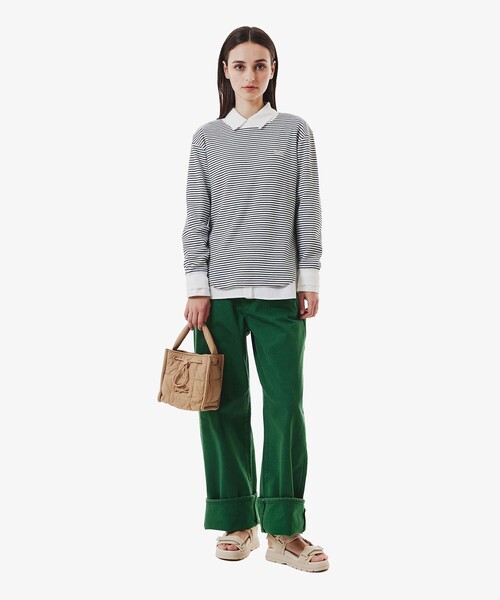 LACOSTE(ラコステ)の「ダブルポケットデニムシャツ(シャツ/ブラウス・レディース・ホワイト/ブルー・36/34/40/38)」の22枚目の写真