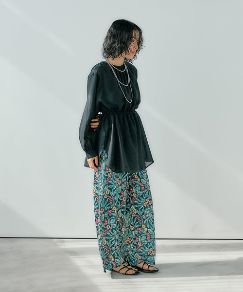 LEPSIM(レプシィム)の「着回しブラウス《2点セット》 242832(シャツ/ブラウス・レディース・オフホワイト/ライトブルー/ブラウン系その他/ブラック/ダークカーキ/ボルドー/グレー・FREE)」の21枚目の写真