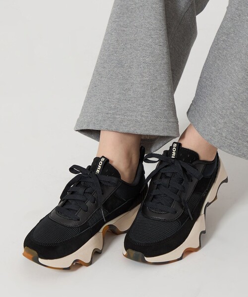 SOREL（ソレル）の「＜SOREL＞KINETICIMPACTⅡ WL（スニーカー・レディース・オフホワイト/ブラック/ライム・65/45/40/55）」の5枚目の写真