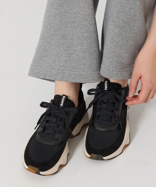 SOREL（ソレル）の「＜SOREL＞KINETICIMPACTⅡ WL（スニーカー・レディース・オフホワイト/ブラック/ライム・65/45/40/55）」の6枚目の写真