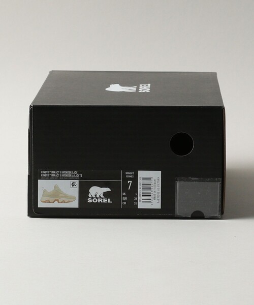 SOREL（ソレル）の「＜SOREL＞KINETICIMPACTⅡ WL（スニーカー・レディース・オフホワイト/ブラック/ライム・65/45/40/55）」の22枚目の写真