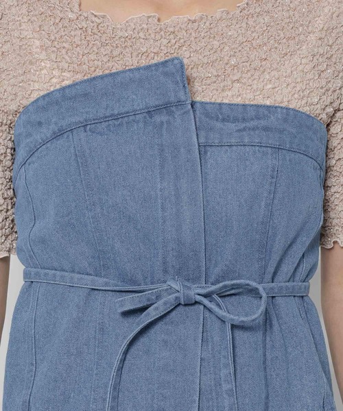 mysty woman（ミスティウーマン）の「コルセットSET2WAYスカート  329028（スカート・レディース・ネイビー/ライトブルー/グレー・FREE）」の18枚目の写真