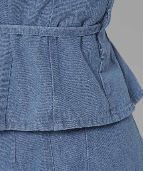 mysty woman（ミスティウーマン）の「コルセットSET2WAYスカート  329028（スカート・レディース・ネイビー/ライトブルー/グレー・FREE）」の20枚目の写真