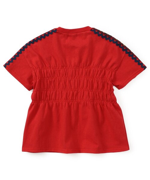 F.O.KIDS（エフオーキッズ）の「【ジュニア対応】Girls シャーリングトップス（Tシャツ/カットソー・キッズ・レッド/ネイビー・120/130/80/90/100/110/140）」の11枚目の写真