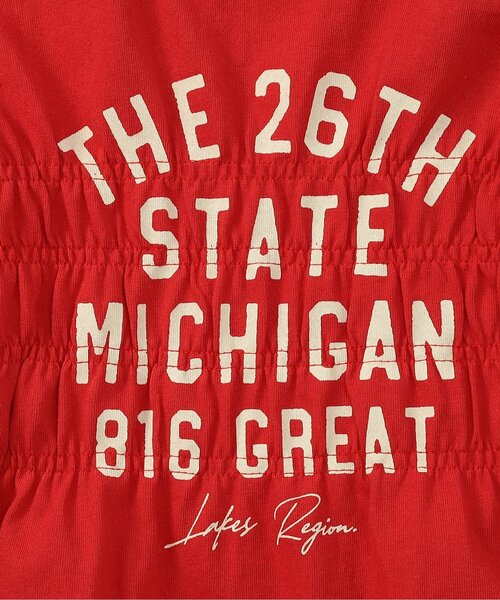 F.O.KIDS（エフオーキッズ）の「【ジュニア対応】Girls シャーリングトップス（Tシャツ/カットソー・キッズ・レッド/ネイビー・120/130/80/90/100/110/140）」の14枚目の写真