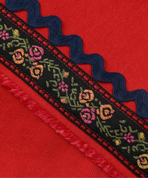 F.O.KIDS（エフオーキッズ）の「【ジュニア対応】Girls シャーリングトップス（Tシャツ/カットソー・キッズ・レッド/ネイビー・120/130/80/90/100/110/140）」の15枚目の写真