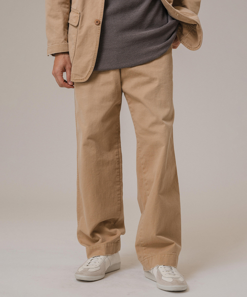 COUTURE D'ADAM（クチュール ド アダム）】Block print trousers