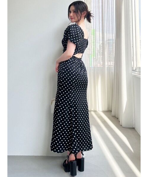 RESEXXY（リゼクシー）の「バブルスリーブマーメイドワンピース（ワンピース・レディース・ホワイト/ピンク/ブラック・SMALL/MEDIUM）」の20枚目の写真