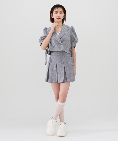 REDYAZEL（レディアゼル）の「【セットアップ可能】ボックスタックショートパンツ（その他パンツ・レディース・ベージュ/ネイビー/サックスブルー・SMALL/MEDIUM）」の17枚目の写真