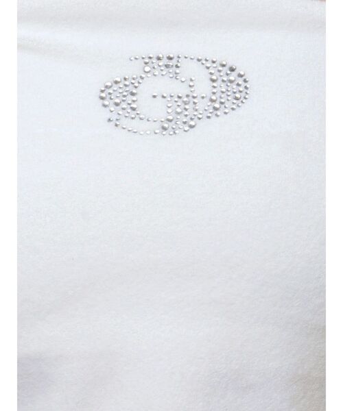 GYDA（ジェイダ）の「チョーカー付きGDパイルビスチェ【SETUP着用可】（チューブトップ・レディース・ピンク/ブルー/オフホワイト/ブラック・FREE）」の7枚目の写真