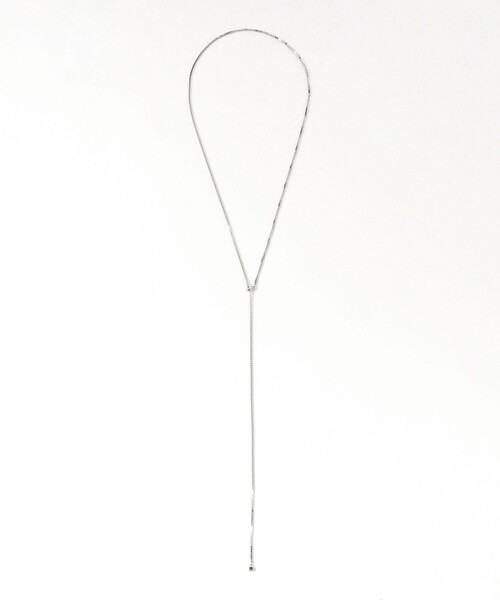 Ray BEAMS（レイビームス）の「ベネチアン チェーン スライド ネックレス（ネックレス・レディース・シルバー・ONE SIZE）」の3枚目の写真
