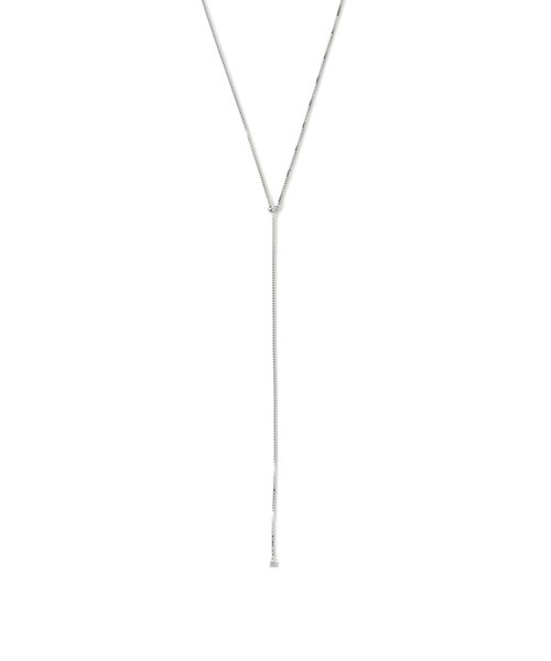 Ray BEAMS（レイビームス）の「ベネチアン チェーン スライド ネックレス（ネックレス・レディース・シルバー・ONE SIZE）」の4枚目の写真