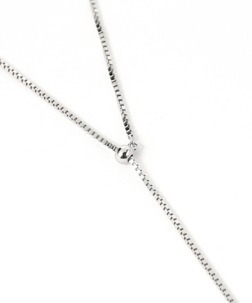 Ray BEAMS（レイビームス）の「ベネチアン チェーン スライド ネックレス（ネックレス・レディース・シルバー・ONE SIZE）」の5枚目の写真