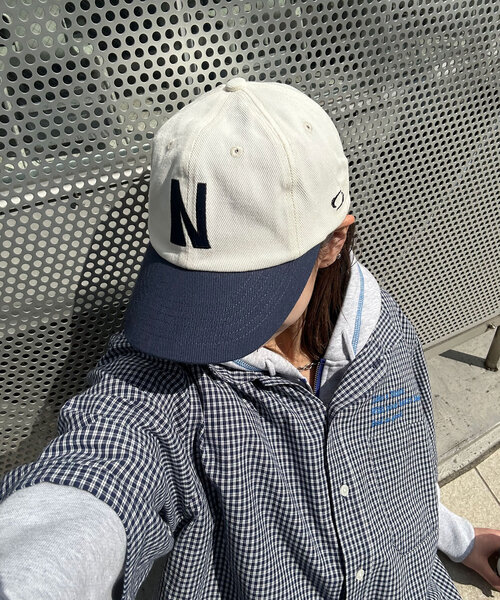 CIAOPANIC（チャオパニック）の「バイカラーベースボールキャップ（キャップ・レディース・グリーン/レッド/ネイビー・FREE）」の8枚目の写真