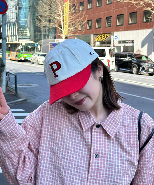 CIAOPANIC（チャオパニック）の「バイカラーベースボールキャップ（キャップ・レディース・グリーン/レッド/ネイビー・FREE）」の22枚目の写真