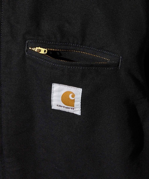 Carhartt WIP(カーハートダブリューアイピー)の「CARHARTT Detroit Jacket カーハート ワークインプログレス デトロイト チョア ジャケット(カバーオール・メンズ・ブラック/ブラウン系1・X-LARGE/MEDIUM/SMALL/XX-LARGE/LARGE)」の6枚目の写真