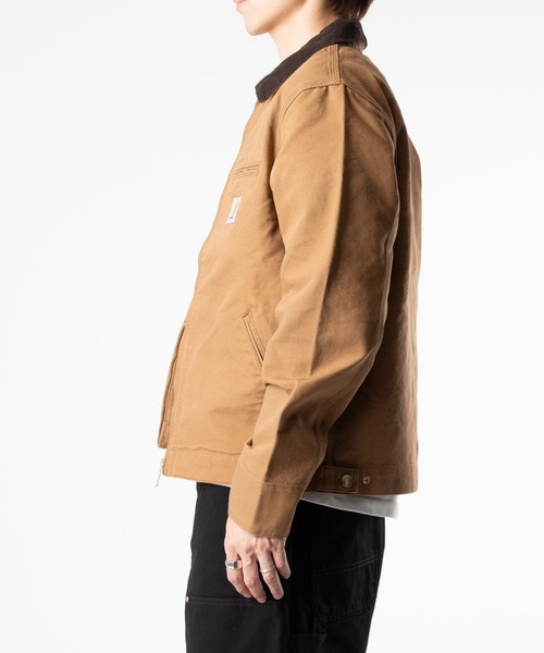 Carhartt WIP(カーハートダブリューアイピー)の「CARHARTT Detroit Jacket カーハート ワークインプログレス デトロイト チョア ジャケット(カバーオール・メンズ・ブラック/ブラウン系1・X-LARGE/MEDIUM/SMALL/XX-LARGE/LARGE)」の11枚目の写真