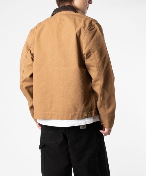 Carhartt WIP(カーハートダブリューアイピー)の「CARHARTT Detroit Jacket カーハート ワークインプログレス デトロイト チョア ジャケット(カバーオール・メンズ・ブラック/ブラウン系1・X-LARGE/MEDIUM/SMALL/XX-LARGE/LARGE)」の12枚目の写真