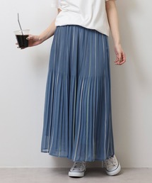 カラフル♫【美品】シーニューヨーク 高級スカート サイズ4 紺 138 スカート（ブルー・ネイビー/青色系・ドット柄）ファッション