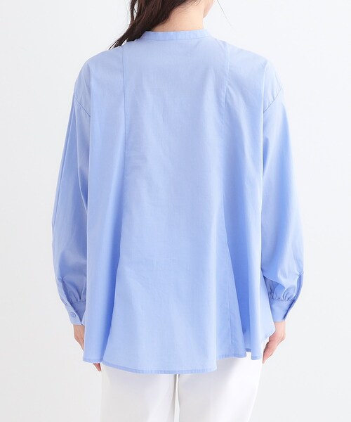 SHOO・LA・RUE（シューラルー）の「【洗える/体型カバー】フレアリボンブラウス（シャツ/ブラウス・レディース・ホワイト/ライトブルー/ブルー系その他4・01/02/03/04）」の18枚目の写真
