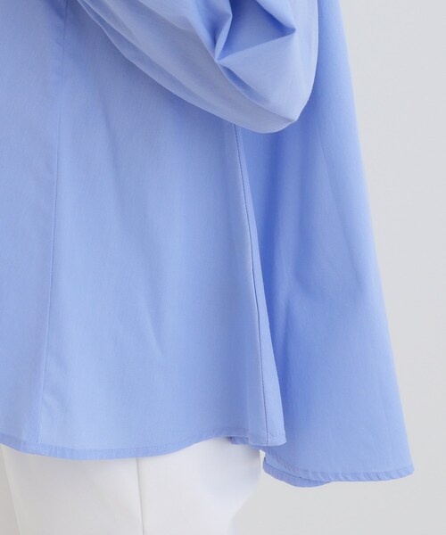 SHOO・LA・RUE（シューラルー）の「【洗える/体型カバー】フレアリボンブラウス（シャツ/ブラウス・レディース・ホワイト/ライトブルー/ブルー系その他4・01/02/03/04）」の21枚目の写真