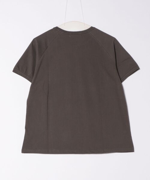 aimoha(アイモハ)の「バルーンワンポイントTシャツ (SS)(Tシャツ/カットソー・レディース・ホワイト/ブラック/ネイビー/グレー/カーキ・FREE)」の6枚目の写真